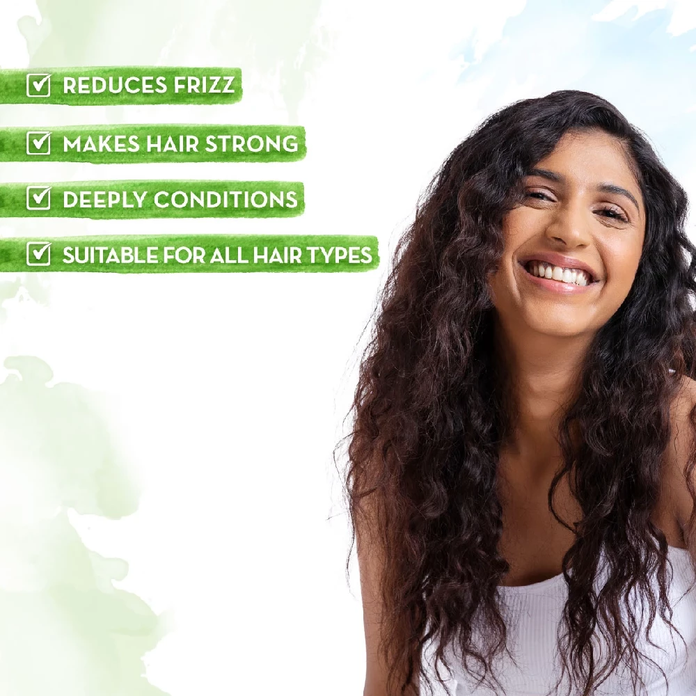 Argan Hair Mask with Argan, Avocado Oil, and Milk Protein for Frizz-free and Stronger Hair, 200 ml-3.webp